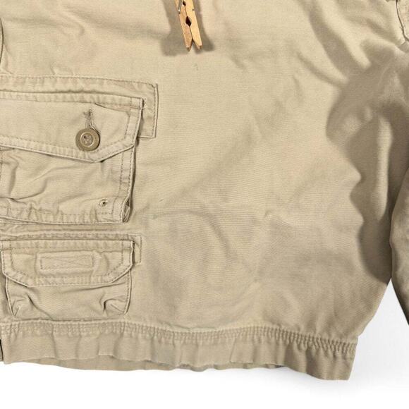 Eddie Bauer Cargo Shorts Mens 38 Brown Utility Pockets Outdoor Casual Y2K - Picture 7 of 9